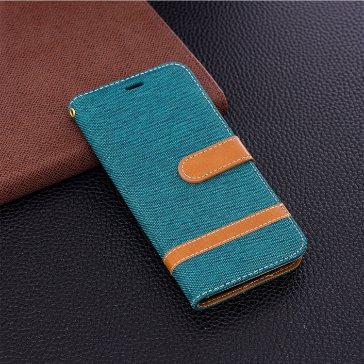 For Galaxy S9 Denim Texture TPU + PU Horizontal Flip Leather Case with Holder & Card Slots & Wallet & Lanyard