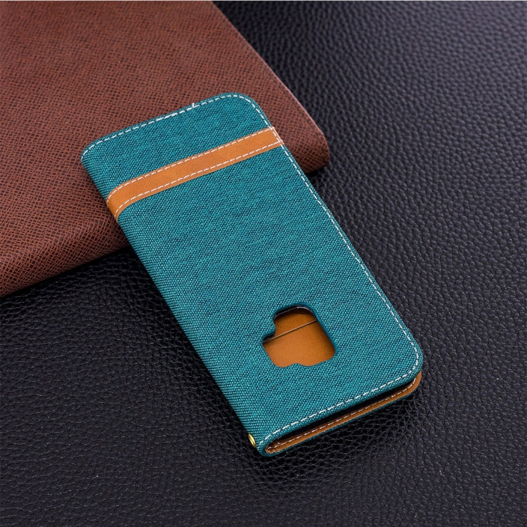 For Galaxy S9 Denim Texture TPU + PU Horizontal Flip Leather Case with Holder & Card Slots & Wallet & Lanyard