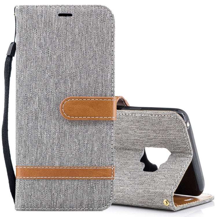 For Galaxy S9 Denim Texture TPU + PU Horizontal Flip Leather Case with Holder & Card Slots & Wallet & Lanyard