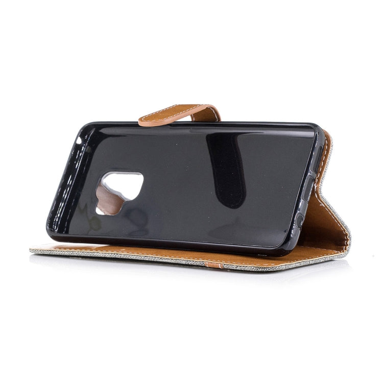 For Galaxy S9 Denim Texture TPU + PU Horizontal Flip Leather Case with Holder & Card Slots & Wallet & Lanyard