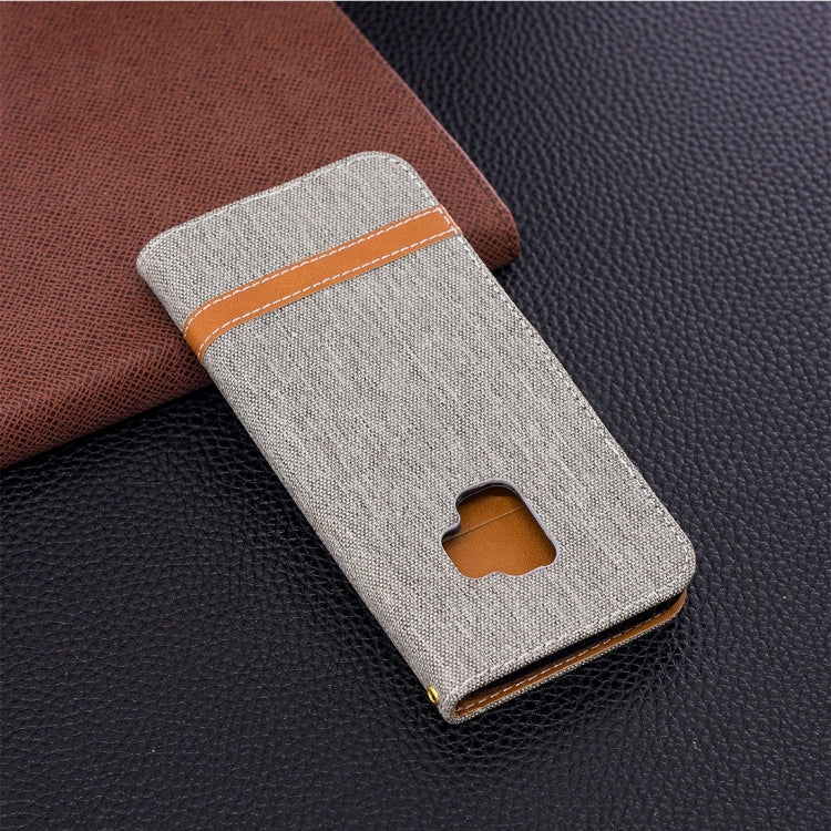 For Galaxy S9 Denim Texture TPU + PU Horizontal Flip Leather Case with Holder & Card Slots & Wallet & Lanyard