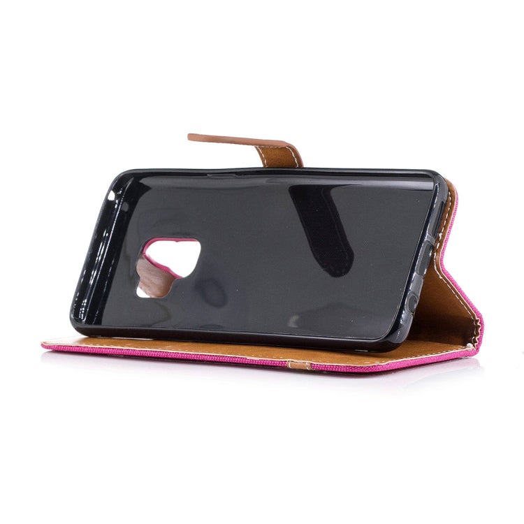For Galaxy S9 Denim Texture TPU + PU Horizontal Flip Leather Case with Holder & Card Slots & Wallet & Lanyard