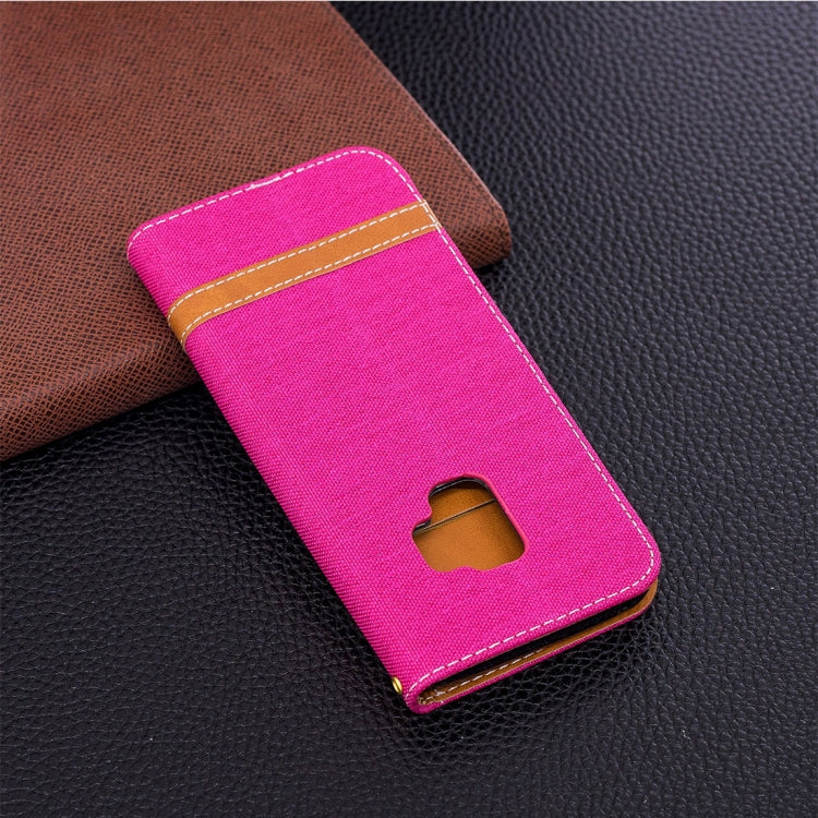 For Galaxy S9 Denim Texture TPU + PU Horizontal Flip Leather Case with Holder & Card Slots & Wallet & Lanyard