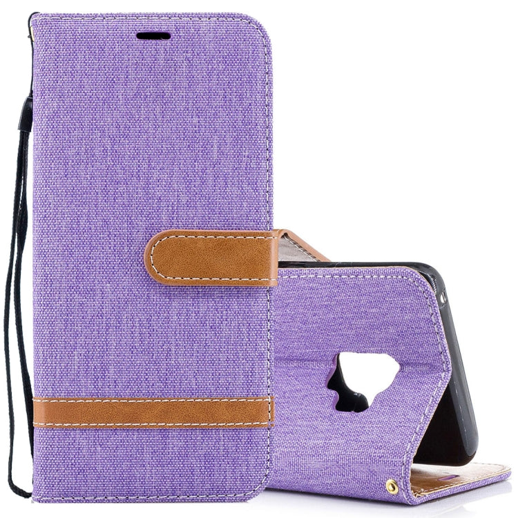 For Galaxy S9 Denim Texture TPU + PU Horizontal Flip Leather Case with Holder & Card Slots & Wallet & Lanyard