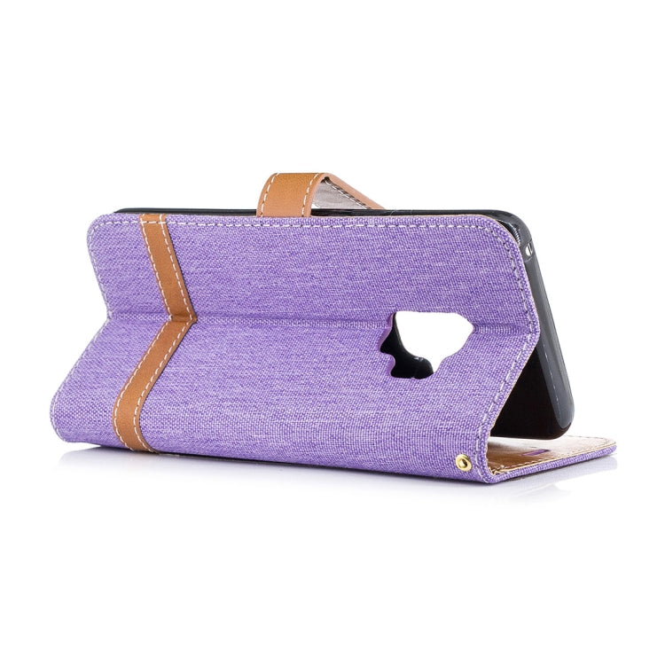 For Galaxy S9 Denim Texture TPU + PU Horizontal Flip Leather Case with Holder & Card Slots & Wallet & Lanyard