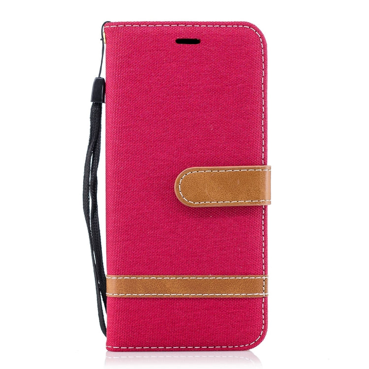 For Galaxy S9 Denim Texture TPU + PU Horizontal Flip Leather Case with Holder & Card Slots & Wallet & Lanyard