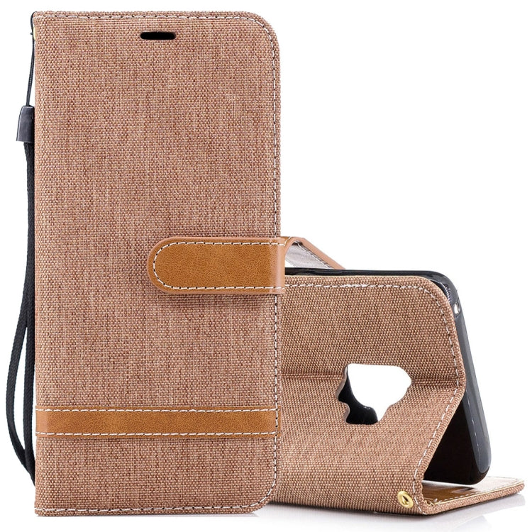 For Galaxy S9 Denim Texture TPU + PU Horizontal Flip Leather Case with Holder & Card Slots & Wallet & Lanyard