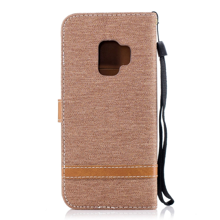 For Galaxy S9 Denim Texture TPU + PU Horizontal Flip Leather Case with Holder & Card Slots & Wallet & Lanyard