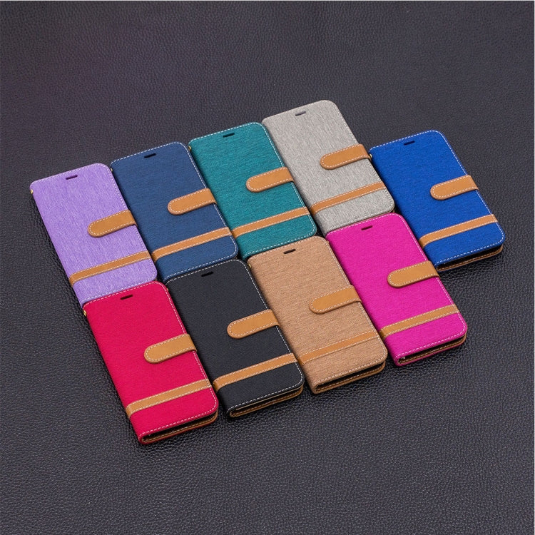 For Galaxy S9 Denim Texture TPU + PU Horizontal Flip Leather Case with Holder & Card Slots & Wallet & Lanyard