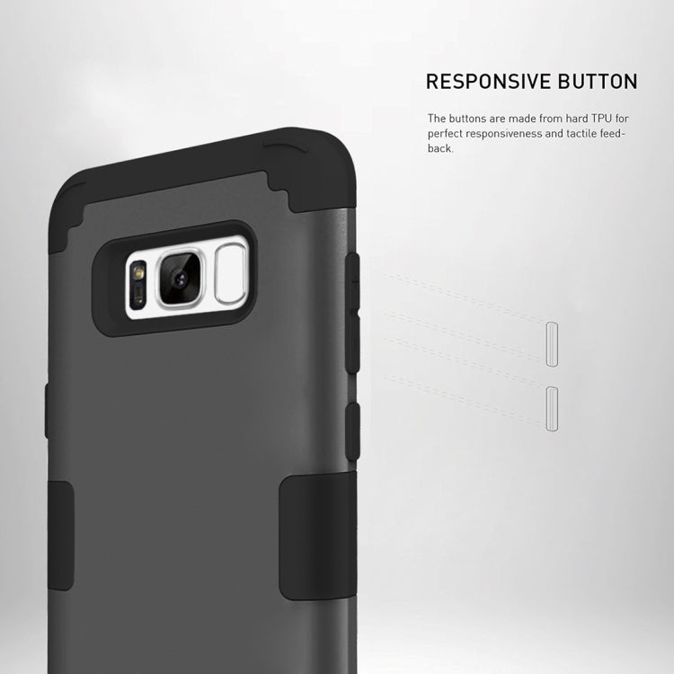 For Galaxy S8 + / G955 Dropproof 3 in 1 Silicone sleeve for mobile phone