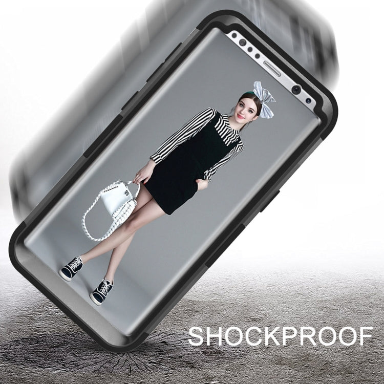 For Galaxy S8 + / G955 Dropproof 3 in 1 Silicone sleeve for mobile phone