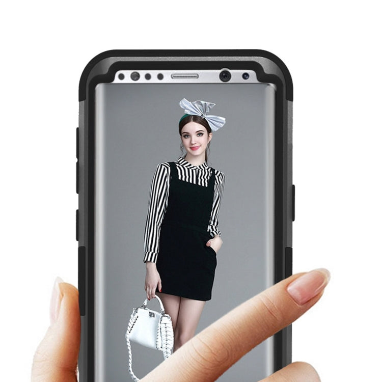 For Galaxy S8 + / G955 Dropproof 3 in 1 Silicone sleeve for mobile phone
