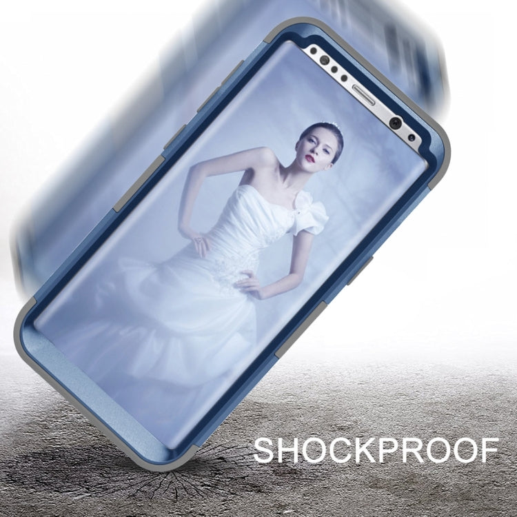 For Galaxy S8 + / G955 Dropproof 3 in 1 Silicone sleeve for mobile phone