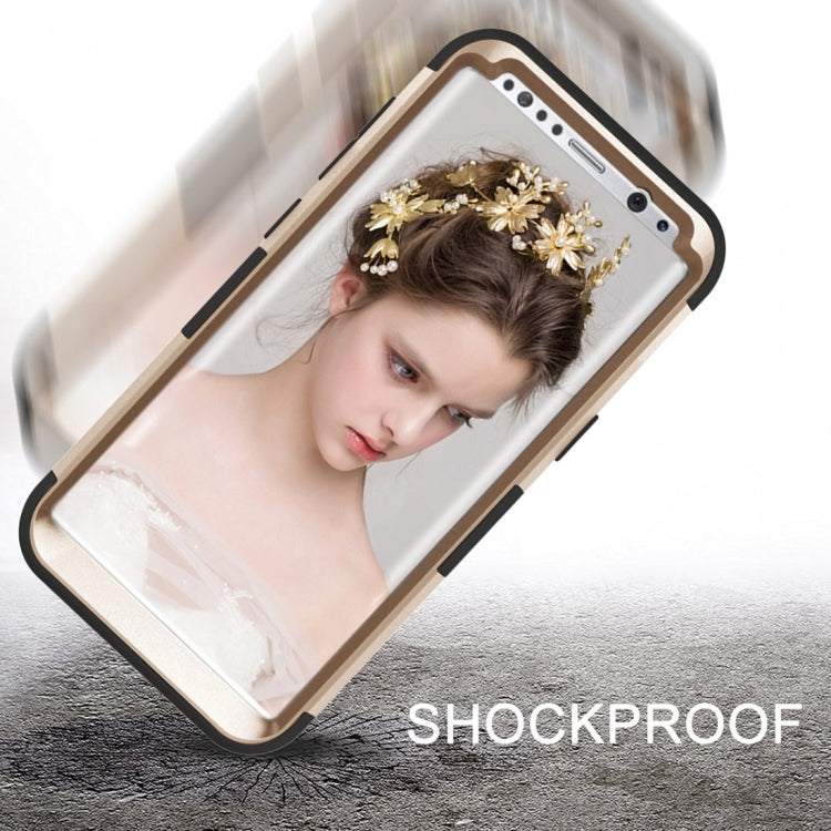 For Galaxy S8 + / G955 Dropproof 3 in 1 Silicone sleeve for mobile phone