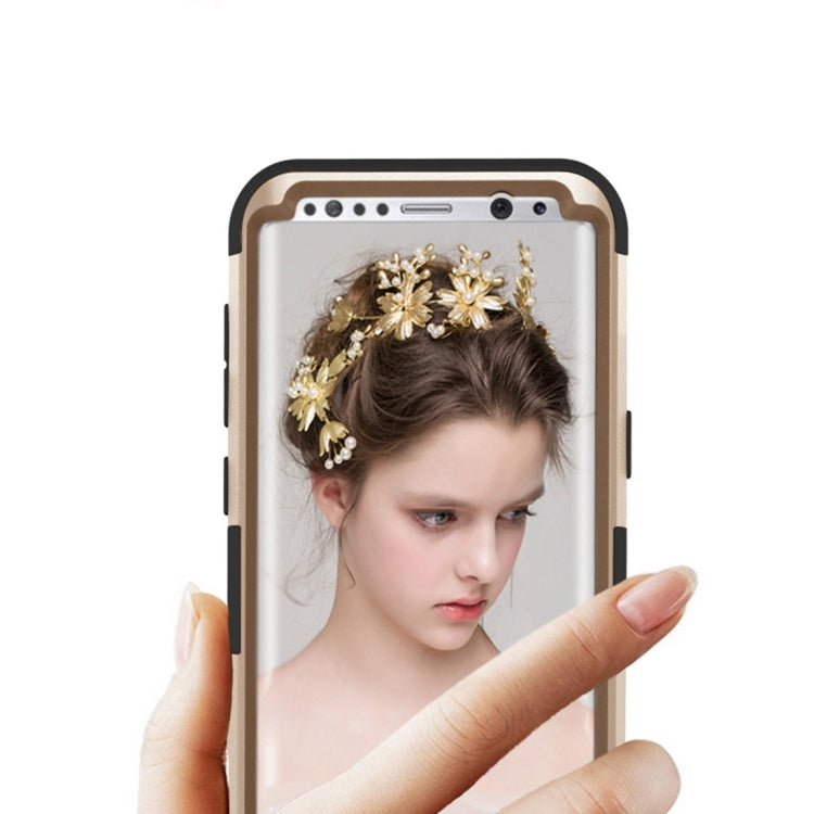 For Galaxy S8 + / G955 Dropproof 3 in 1 Silicone sleeve for mobile phone