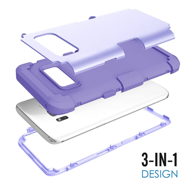 For Galaxy S8 + / G955 Dropproof 3 in 1 Silicone sleeve for mobile phone