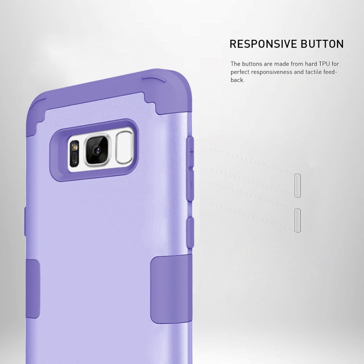For Galaxy S8 + / G955 Dropproof 3 in 1 Silicone sleeve for mobile phone