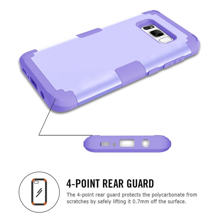 For Galaxy S8 + / G955 Dropproof 3 in 1 Silicone sleeve for mobile phone