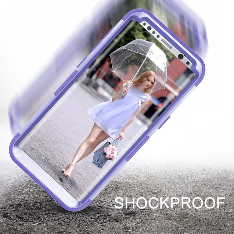 For Galaxy S8 + / G955 Dropproof 3 in 1 Silicone sleeve for mobile phone