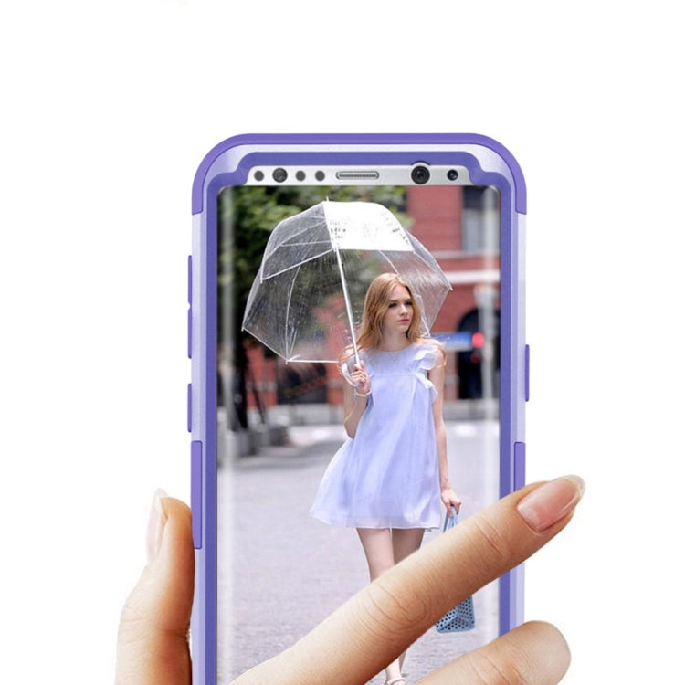 For Galaxy S8 + / G955 Dropproof 3 in 1 Silicone sleeve for mobile phone