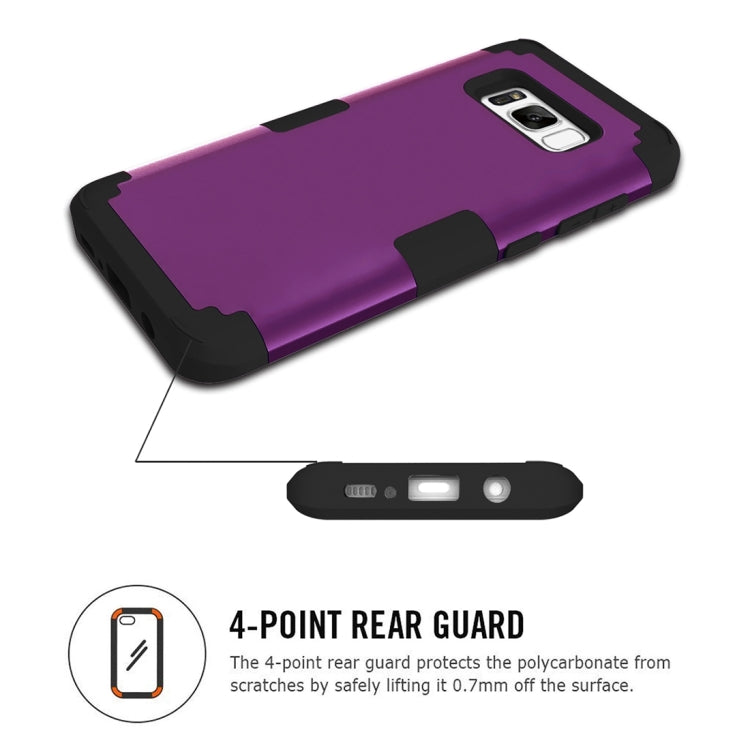 For Galaxy S8 + / G955 Dropproof 3 in 1 Silicone sleeve for mobile phone