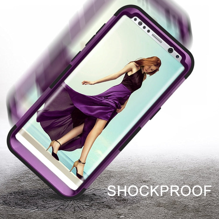 For Galaxy S8 + / G955 Dropproof 3 in 1 Silicone sleeve for mobile phone