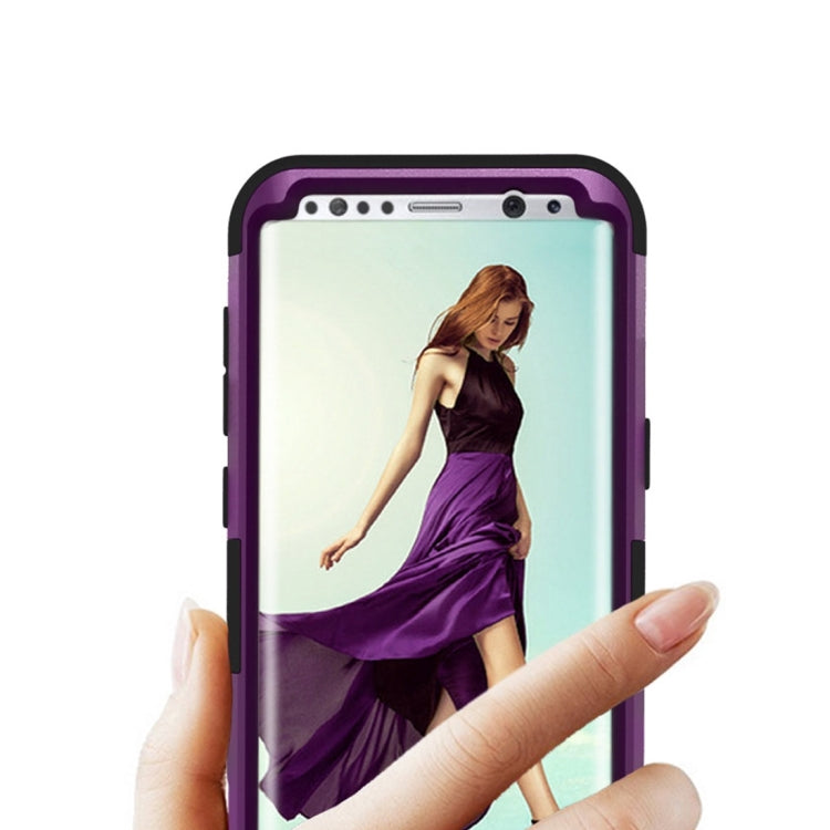 For Galaxy S8 + / G955 Dropproof 3 in 1 Silicone sleeve for mobile phone