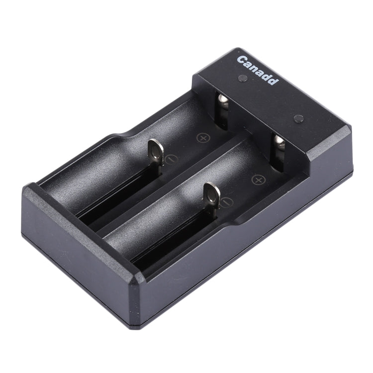Canadd F2 Fast USB Dual Lithium Battery Charger for 3.7V Rechargeable Battery Li-Ion IMR 18650, 18490, 18350, 17670, 17500, 16340(RCR123), 14500, 10440