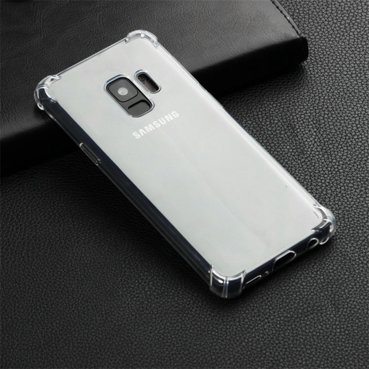 Shockproof TPU Protective Case for Galaxy S9 (Transparent)