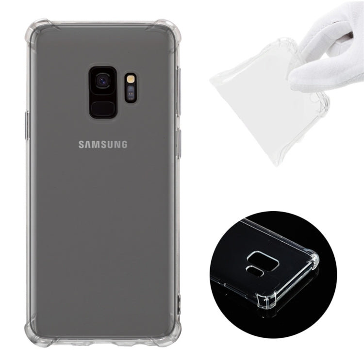 Shockproof TPU Protective Case for Galaxy S9 (Transparent)