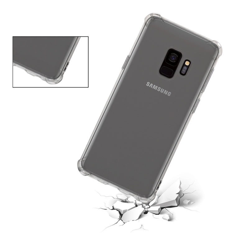 Shockproof TPU Protective Case for Galaxy S9 (Transparent)