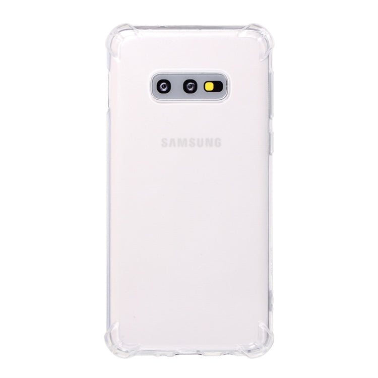 Shockproof TPU Protective Case for Galaxy S10 E (Transparent)