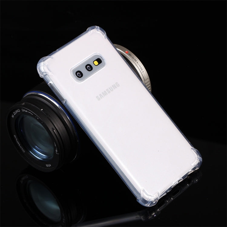 Shockproof TPU Protective Case for Galaxy S10 E (Transparent)