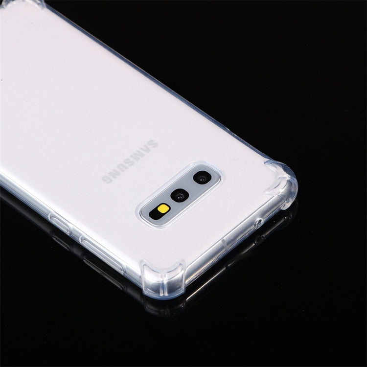 Shockproof TPU Protective Case for Galaxy S10 E (Transparent)