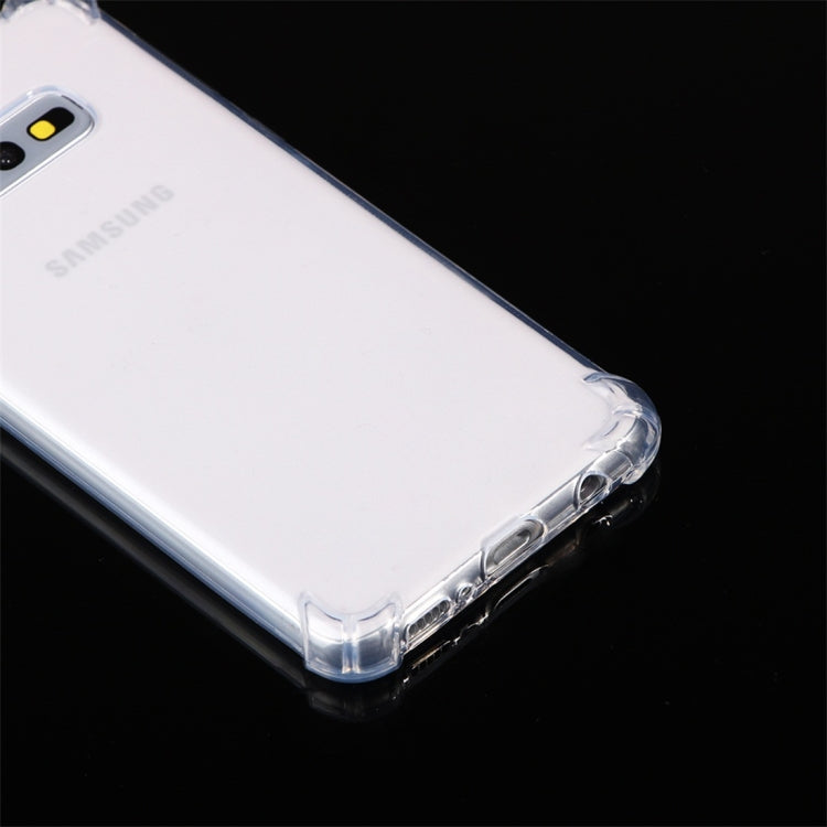 Shockproof TPU Protective Case for Galaxy S10 E (Transparent)