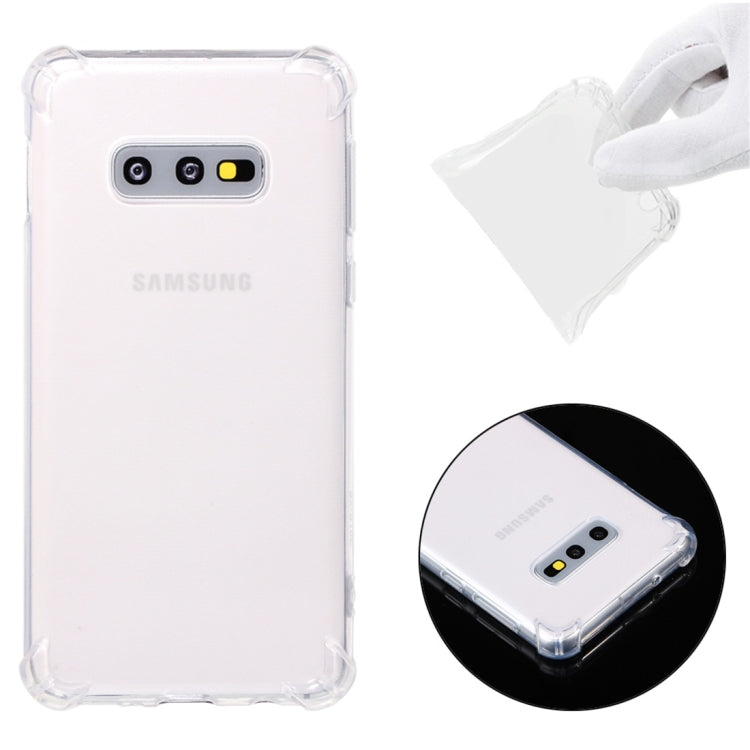 Shockproof TPU Protective Case for Galaxy S10 E (Transparent)