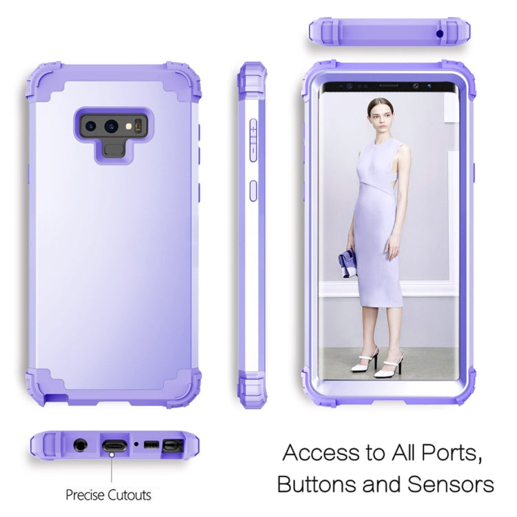 Shockproof 3 in 1 No Gap in the Middle Silicone + PC Case for Galaxy Note9
