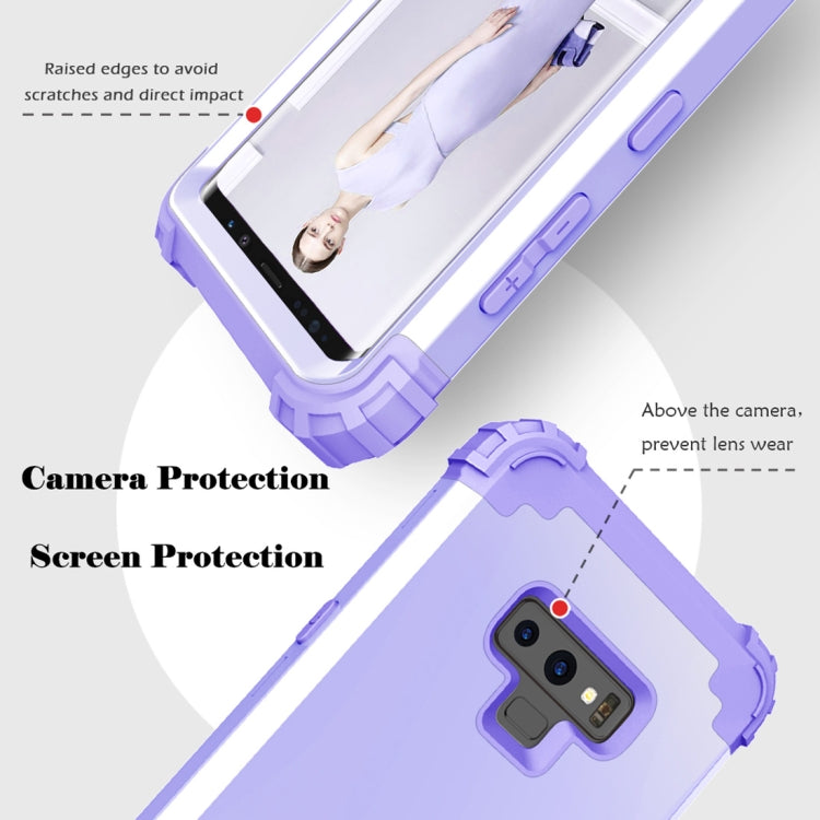 Shockproof 3 in 1 No Gap in the Middle Silicone + PC Case for Galaxy Note9