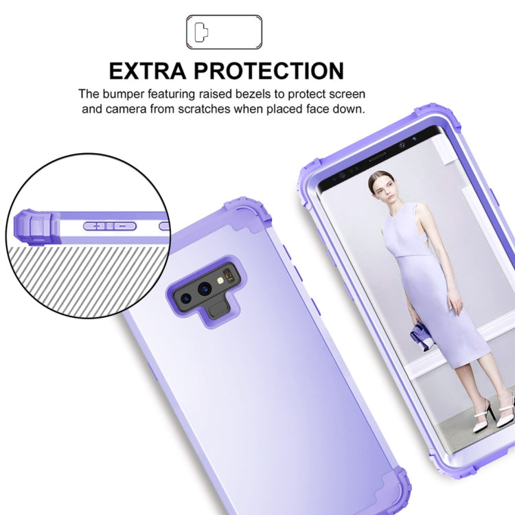 Shockproof 3 in 1 No Gap in the Middle Silicone + PC Case for Galaxy Note9