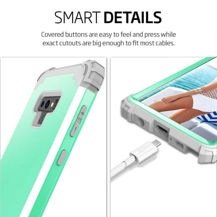 Shockproof 3 in 1 No Gap in the Middle Silicone + PC Case for Galaxy Note9