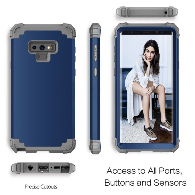 Shockproof 3 in 1 No Gap in the Middle Silicone + PC Case for Galaxy Note9