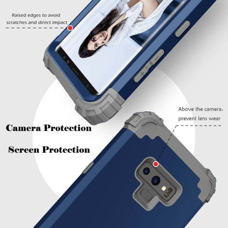 Shockproof 3 in 1 No Gap in the Middle Silicone + PC Case for Galaxy Note9