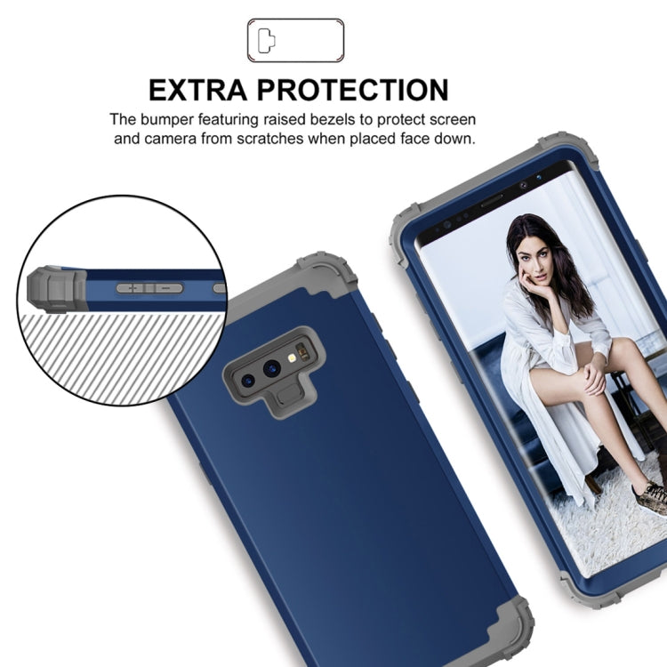 Shockproof 3 in 1 No Gap in the Middle Silicone + PC Case for Galaxy Note9