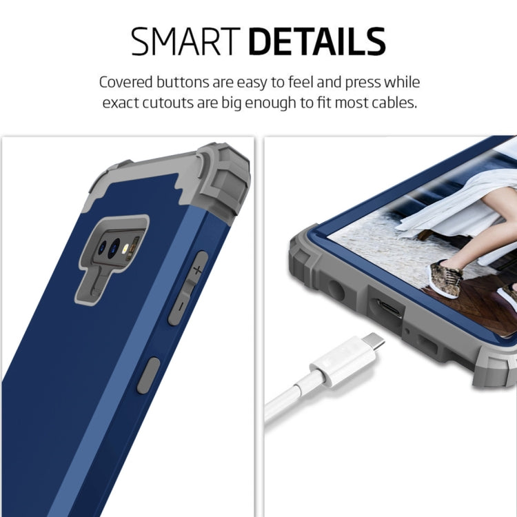 Shockproof 3 in 1 No Gap in the Middle Silicone + PC Case for Galaxy Note9