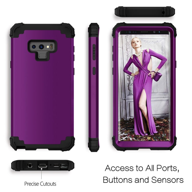 Shockproof 3 in 1 No Gap in the Middle Silicone + PC Case for Galaxy Note9