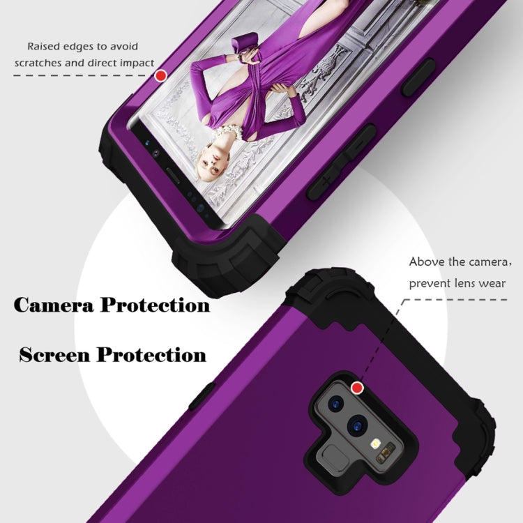 Shockproof 3 in 1 No Gap in the Middle Silicone + PC Case for Galaxy Note9