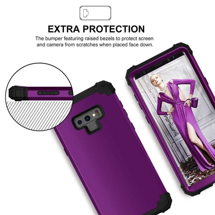 Shockproof 3 in 1 No Gap in the Middle Silicone + PC Case for Galaxy Note9