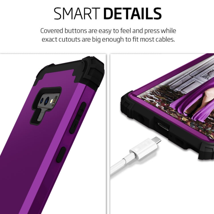 Shockproof 3 in 1 No Gap in the Middle Silicone + PC Case for Galaxy Note9