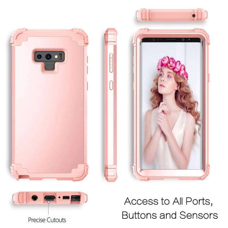 Shockproof 3 in 1 No Gap in the Middle Silicone + PC Case for Galaxy Note9