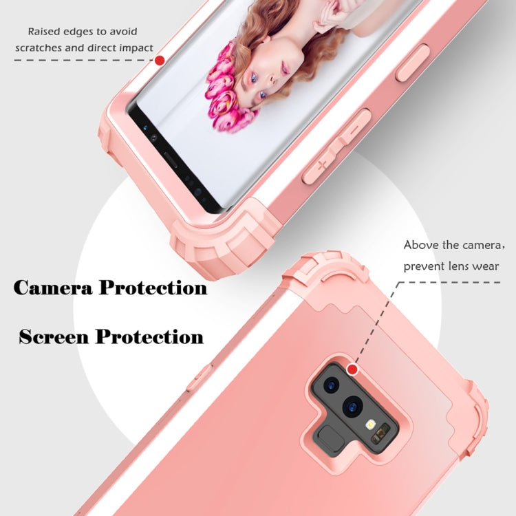 Shockproof 3 in 1 No Gap in the Middle Silicone + PC Case for Galaxy Note9